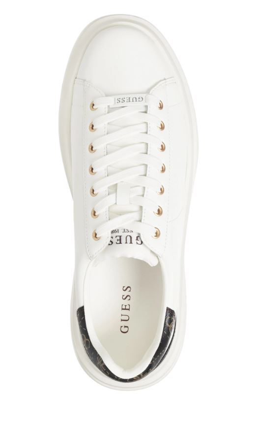 Sneakers Guess Uomo Elba Bianco/Marrone