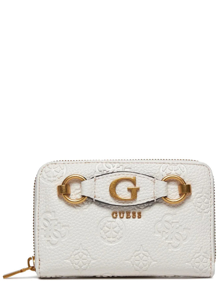 Portafoglio Guess Donna Izzy Peony Bianco