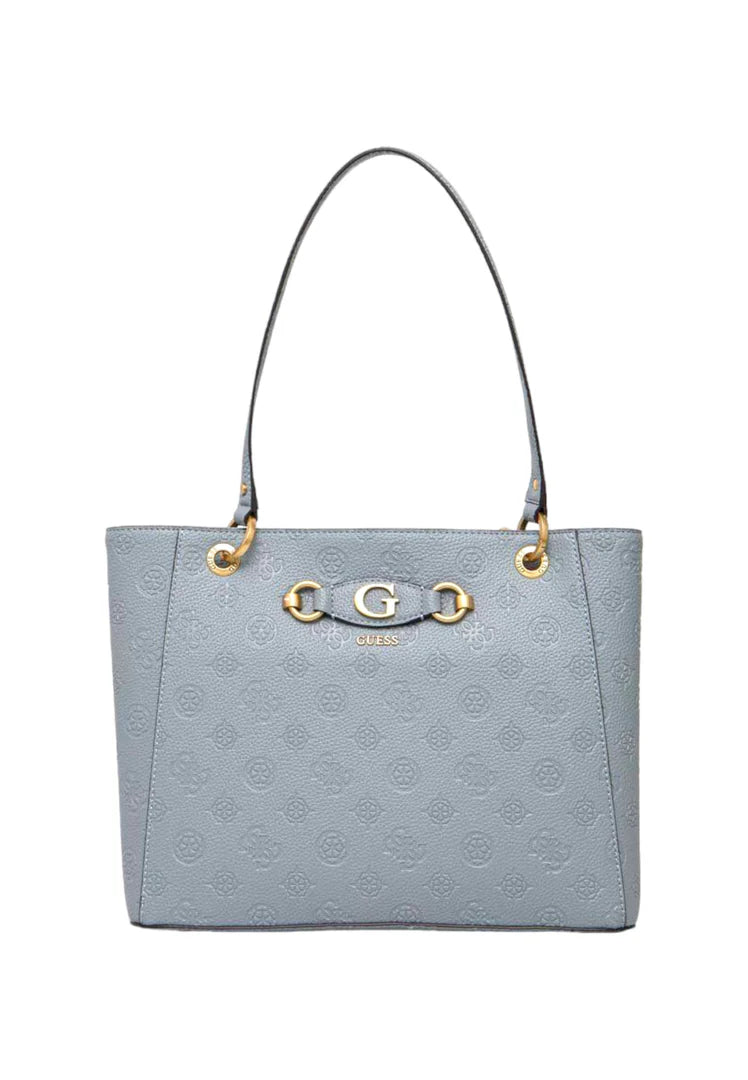 Borsa a Spalla Guess Donna Izzi Peony Grigio