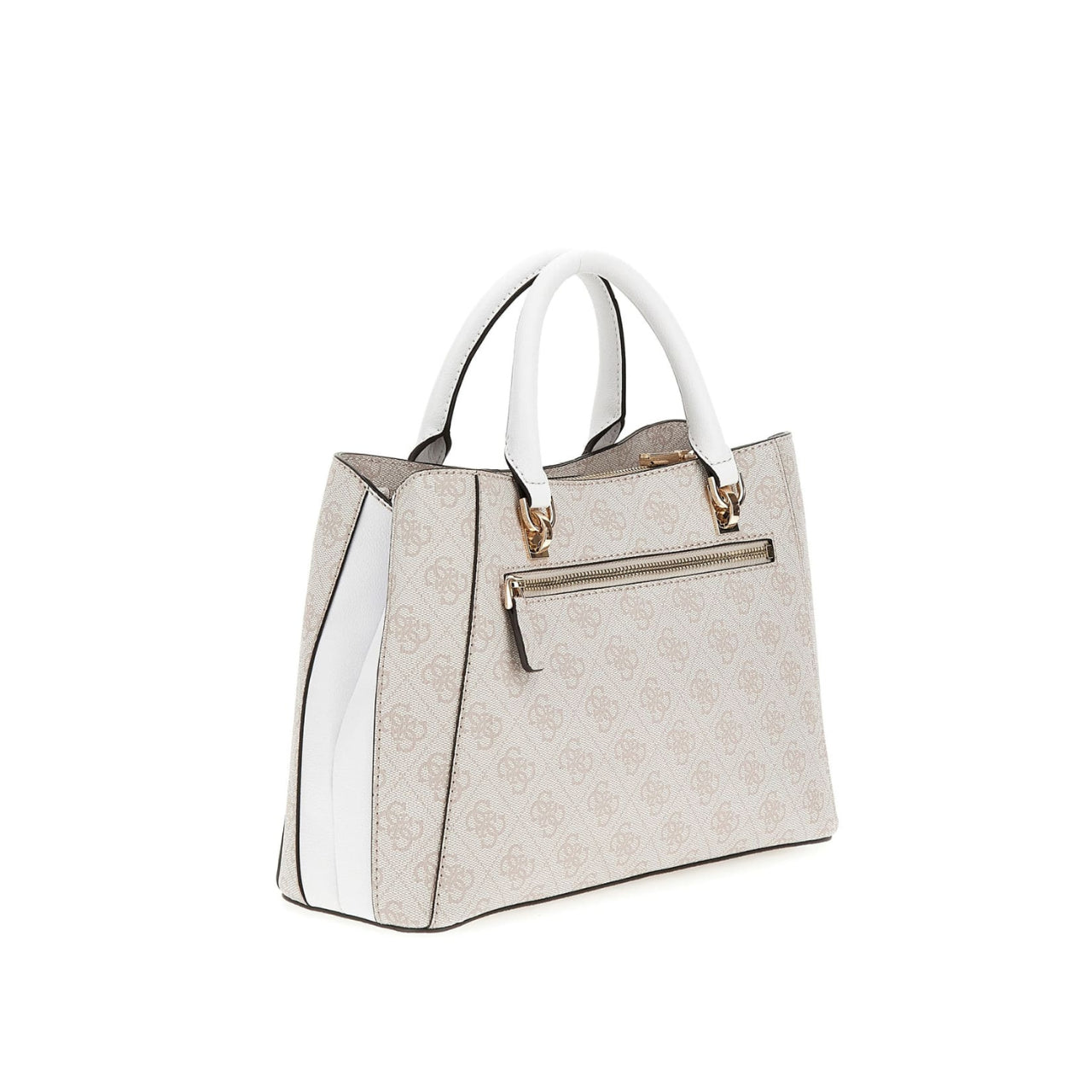 Borsa a Mano Guess Donna Noreen Bianco/rosa